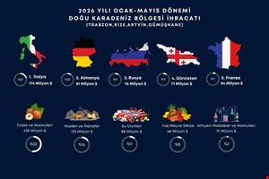 DOĞU KARADENİZ İHRACATI YÜKSELİŞİNİ SÜRDÜRÜYOR